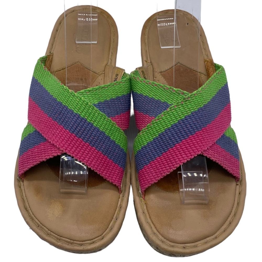 Born Sandals Drilles Espadrille Slide Sandal Cushioned Comfort Size 8 - Picture 5 of 14